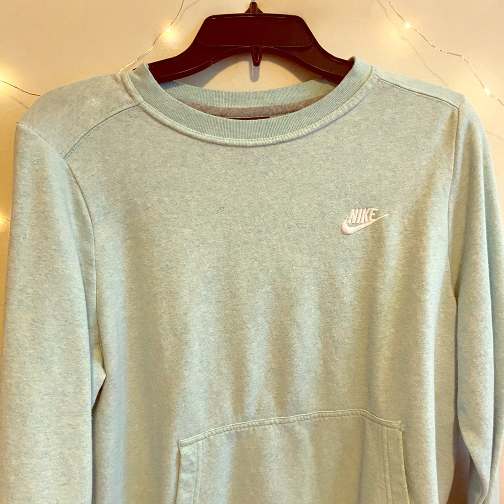 Blue oversize Nike sweatshirt